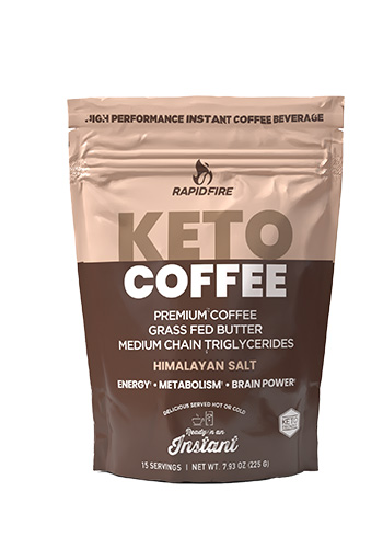 Rapid Fire Keto Coffee pouch