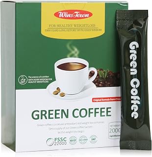 WinsTown Slim Green Coffee box and sachet
